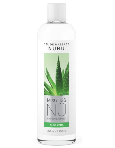 Gel de massage Nuru Mixgliss Aloe Vera 250ml