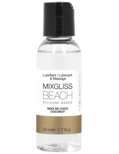 Lubrifiant Silicone MixGliss Beach - Noix de Coco 50ml