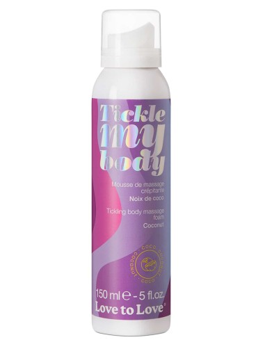 Mousse de massage crépitante Tickel My Body Noix de Coco 150ml