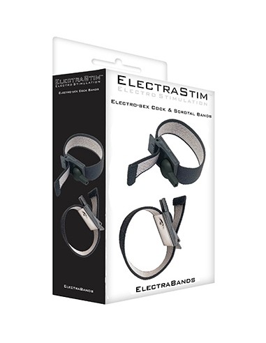 Cockring et Ballstretcher Bandes Electrostim Electrosex 70mm 