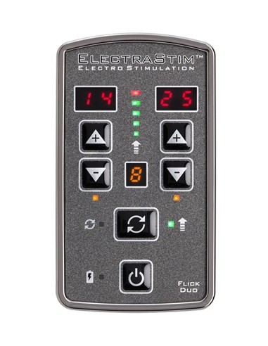 Contrôleur d'électrostimulation ElectraStim Flick Duo 25 intensités