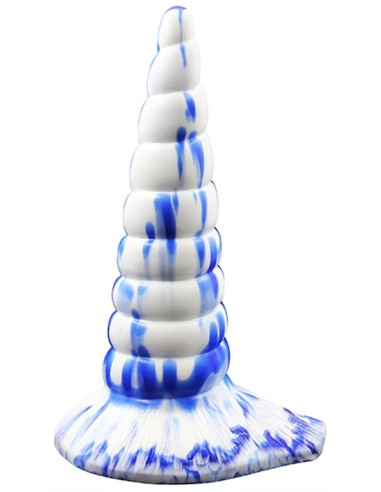Plug Couleur Unicorn 18 x 6cm Bleu-Blanc