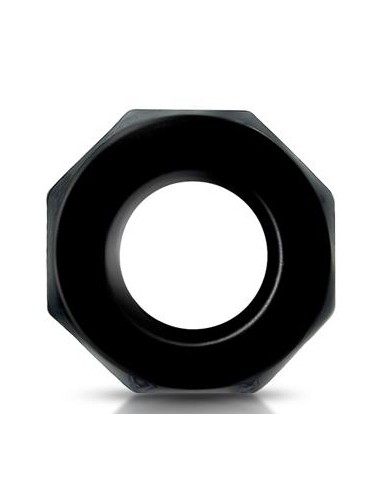 Cockring souple Polygon Noir