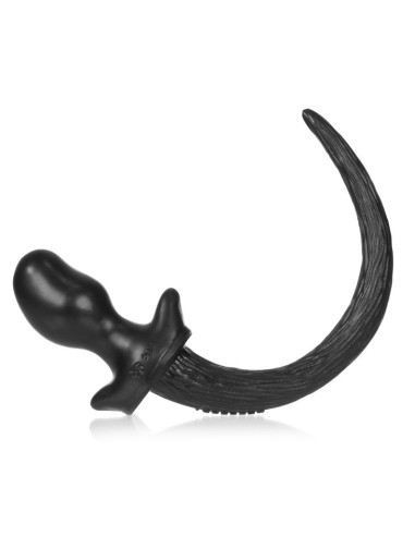 Plug Queue Puppy Tail Pug 8 x 4.4cm Noir