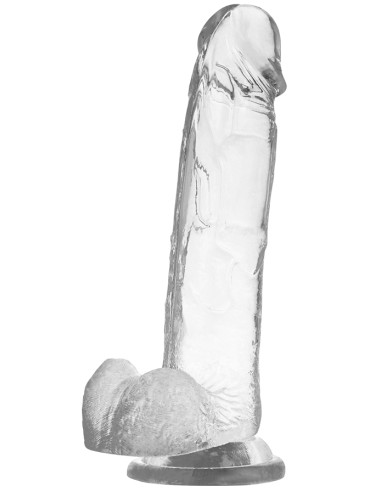 Gode transparent avec testicules XRay Cock 17 x 4.5cm
