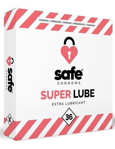 Préservatifs lubrifiés SUPER LUBE Safe x36