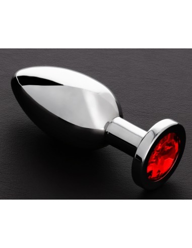 Plug bijou anal Butty L 9 x 3.8cm Rouge