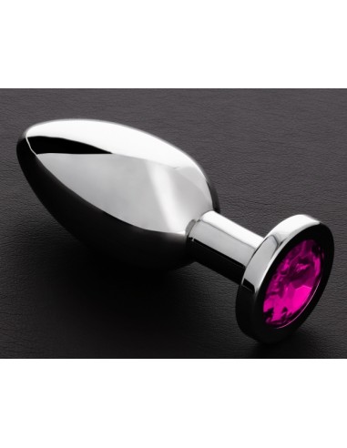 Plug bijou anal Butty L 9 x 3.8cm Rose