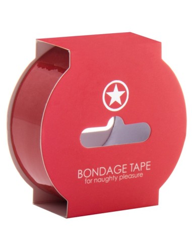 Ruban non collant Bondage Tape 17m Rouge
