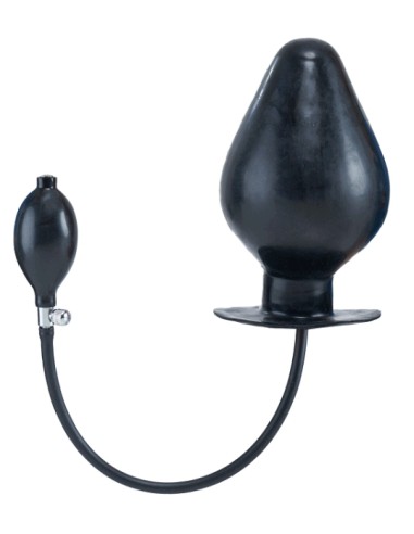 Plug gonflable en latex Vortex XL 20.5 x 12cm