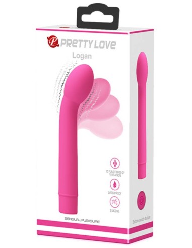 Vibro Point G Logan Pretty Love 16 x 3cm Rose