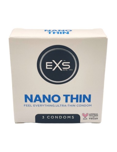 Préservatifs fins Nano Thin x3