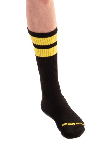 Chaussettes GYM SOCKS Noir-Jaune