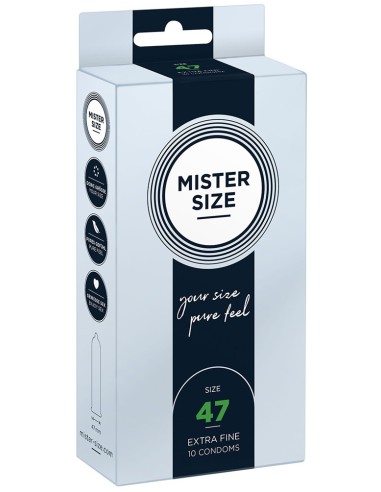 Préservatifs MISTER SIZE 47mm x10