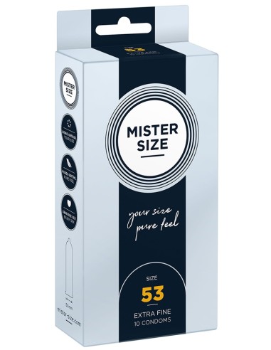 Préservatifs MISTER SIZE 53mm x10