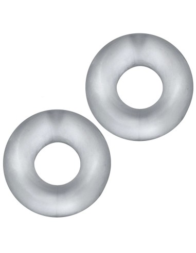 Lot de 2 cockrings Stiffy Bulge Transparents