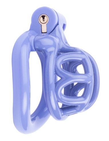 Cage de chasteté courte Lyfy 4 x 3.3cm Bleue