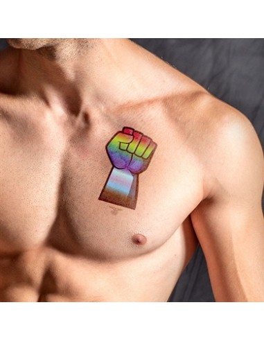 Tatouage éphémère GAY FORCE 10 x 15cm