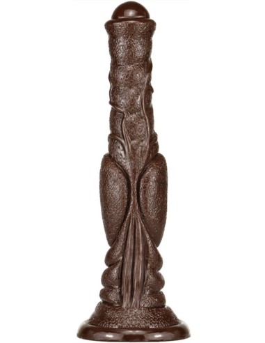 Gode Monster Dog Long 26 x 6cm Marron foncé