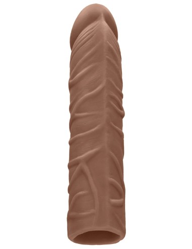 Gaine de pénis Penis Sleeve RealRock 16.5 x 4cm Tan