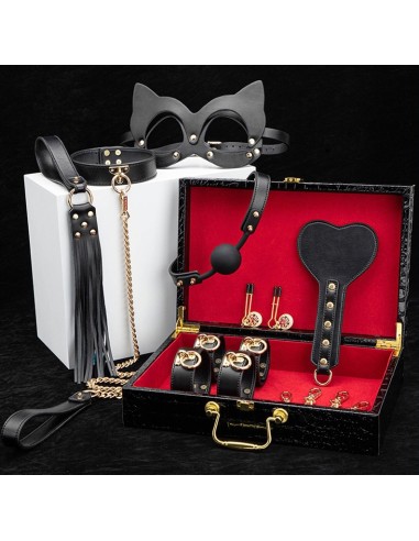 Coffret SM Bondage 8 Pièces Noir