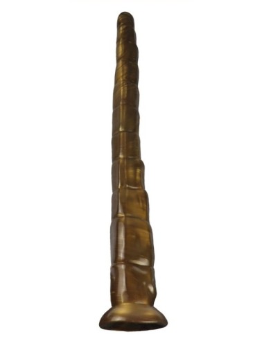 Gode long Monster RattleSnake 45 x 5.5cm Doré