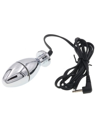 Plug Électro Bipolar Silver 7 x 2.5cm
