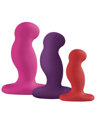 Lot de 3 Plugs vibrants G-Play Nexus