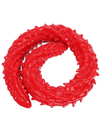 Gode long Barded 60 x 4cm Rouge