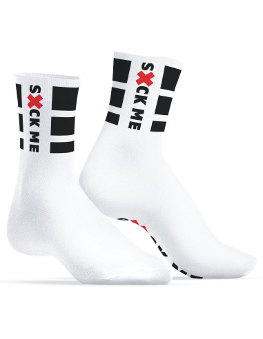 Chaussettes blanches Suck Me SneakXX
