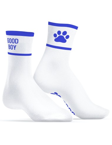 Chaussettes Good Boy Blanc-Bleu