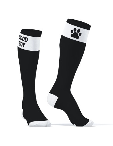 Chaussettes hautes Big Good Boy Noires