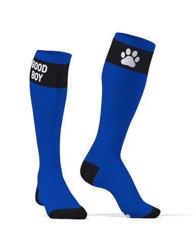 Chaussettes hautes Big Good Boy Bleues