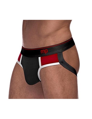 Jockstrap RETRO SPORT Noir-Rouge