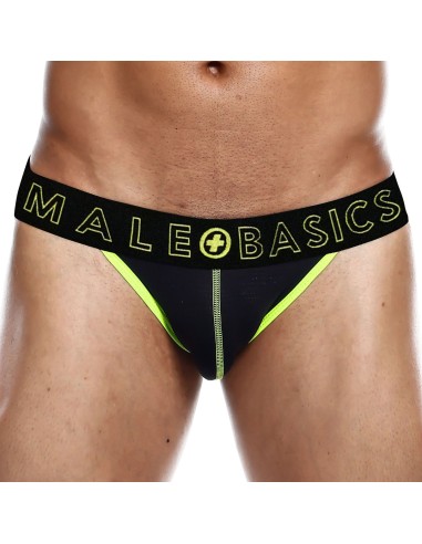 Jockstrap NEON MaleBasics Noir-Jaune