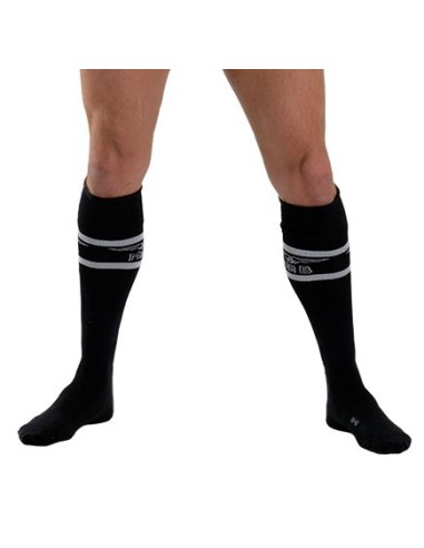 Chaussettes hautes URBAN FOOTBALL SOCKS Noir-Blanc