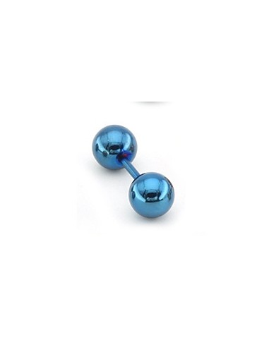 Clou d'oreille Ball Duo Bleu