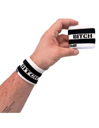 Bandeaux de poignets BITCH x2