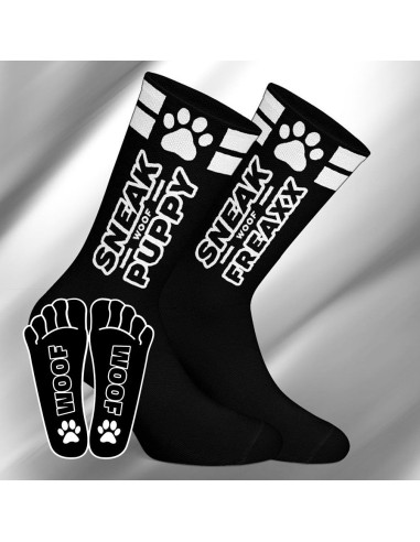 Chaussettes SNEAK PUPPY Noir-Blanc