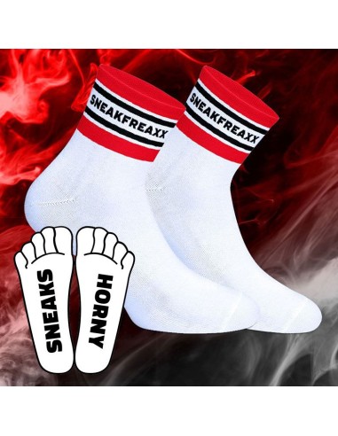 Chaussettes basses SNEAKS HORNY SHORT Blanches