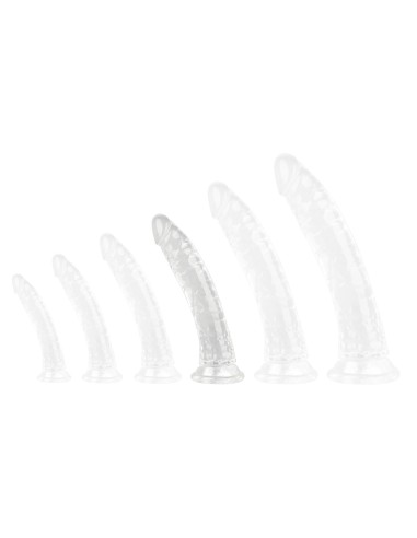 Gode transparent No Ball XL 22 x 4.5cm