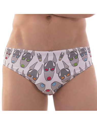Slip de bain FETISH DOG Blanc