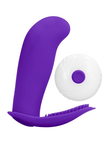 Stimulateur vibrant LEON 8.5 x 3cm Violet