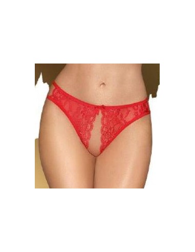 Culotte ouverte NAUGHTY VALENTINE Rouge