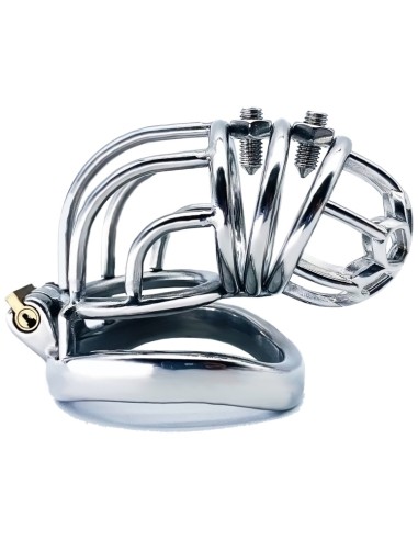 Cage de chasteté en métal Foldy 12 x 3.5cm