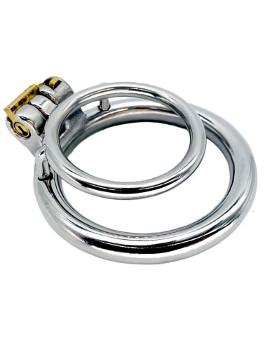 Double Anneau pénien en métal Duo Rings 37mm