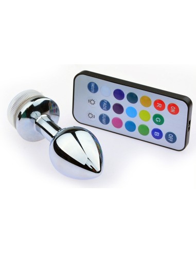 Plug Bijou lumineux LIGHT LED L 8 x 4cm