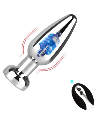 Plug vibrant en métal Vibe Wire 10 x 3.7cm