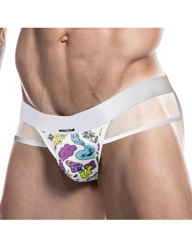 Jockstrap Miami Ink Blanc-Couleurs