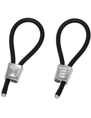 Anneaux d'électrostimulation Prestige Electrastim argentés
